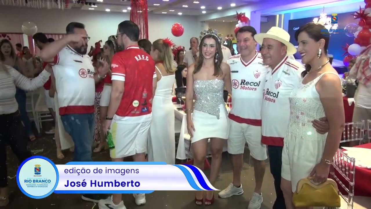 Prefeito e vice participam do tradicional Baile Vermelho e Branco do Rio Branco Futebol Clube