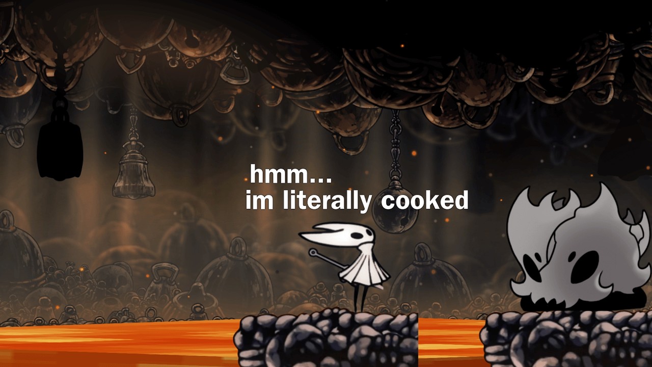 Skull Tyrant but the floor is literal lava (Silksong)