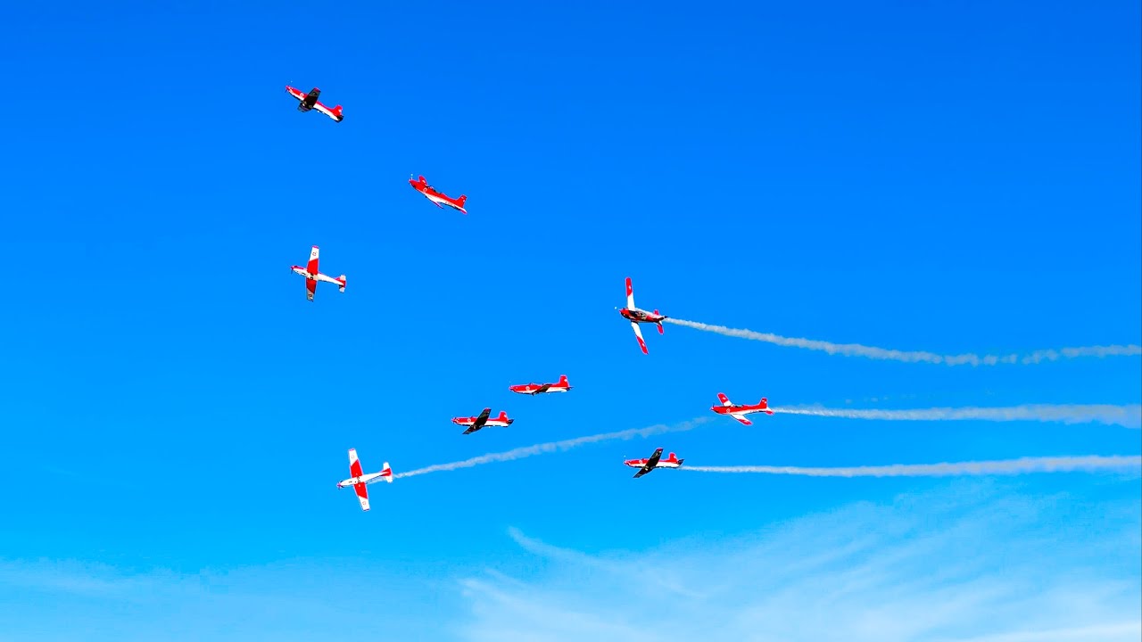 Самое крутое турбовинтовое авиашоу, которое вы когда-либо видели 🇨🇭 PC-7 Team of Swiss Air Force