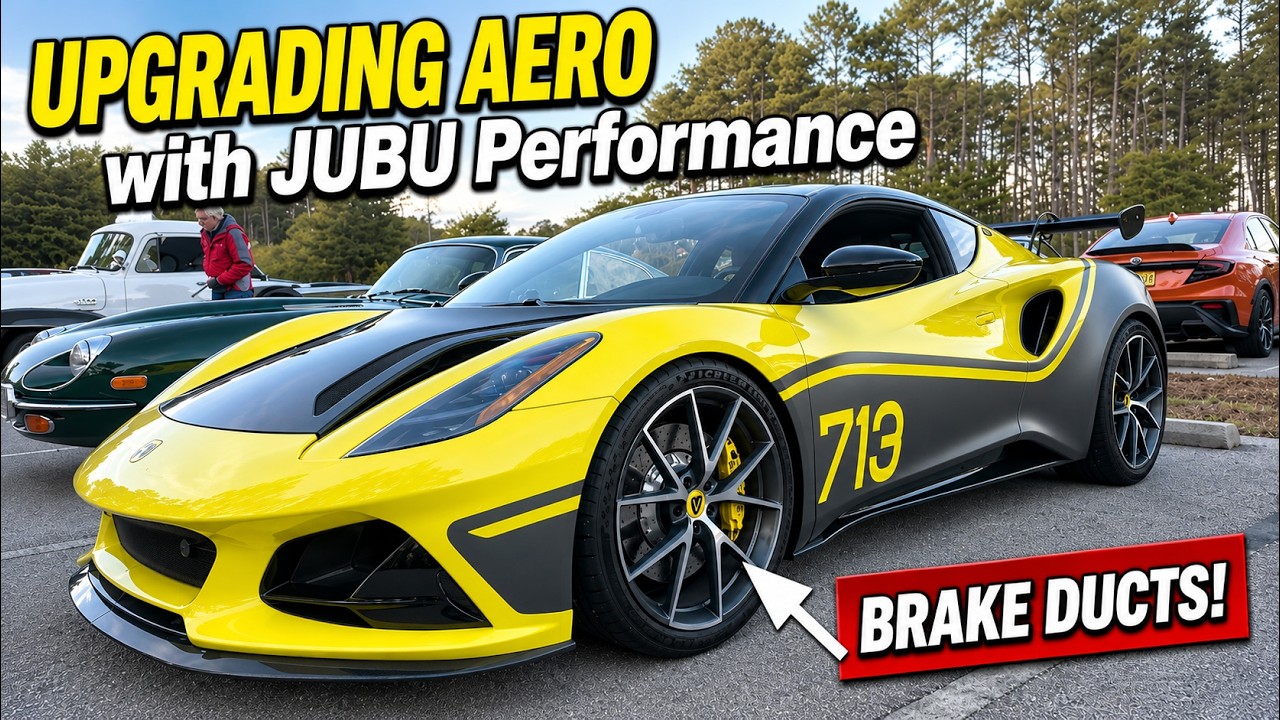 Lotus Emira - JUBU Aero Install, Brake Ducts (3/4)