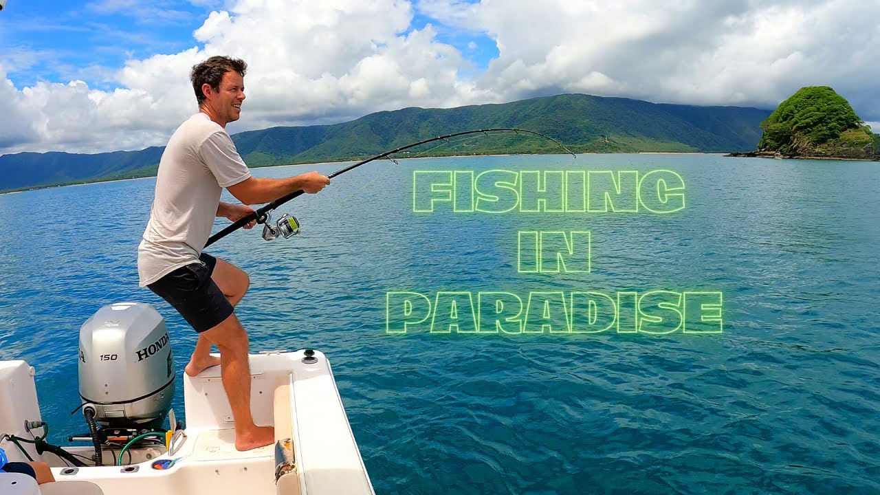 FISHING in Cairns! BIG Mackerel on Barra lure, Mud Crabbing & Bottom Fishing!! #fishing #coraltrout