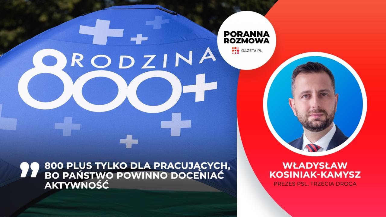 Zdaniem lidera PSL i Trzeciej Drogi programy socjalne są niesprawiedliwe