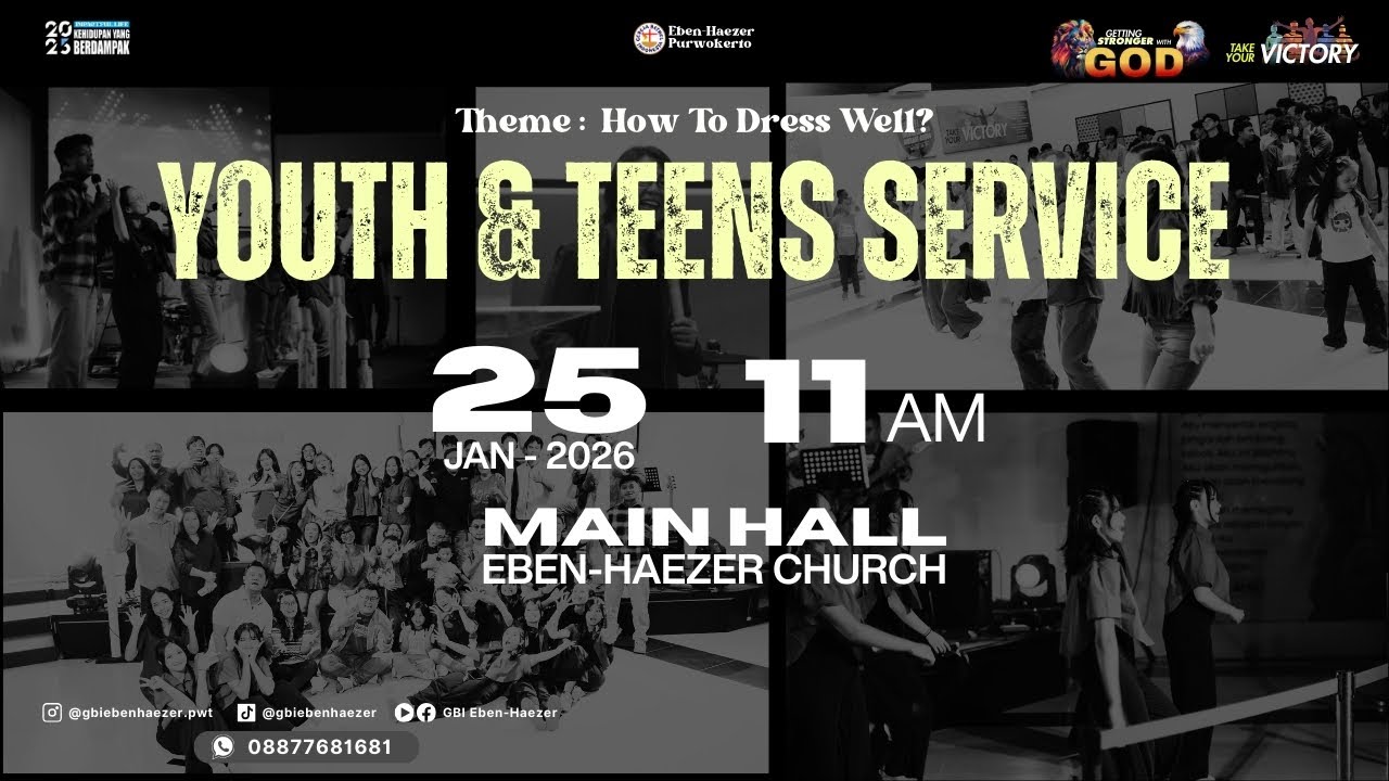 Ibadah Youth & Teens | GBI Eben-Haezer | 25.01.26 | 11.00 |