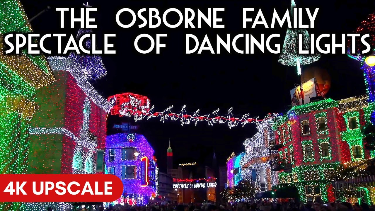 The Osborne Family Spectacle of Dancing Lights Remastered and Upscaled in 4K | Walt Disney World