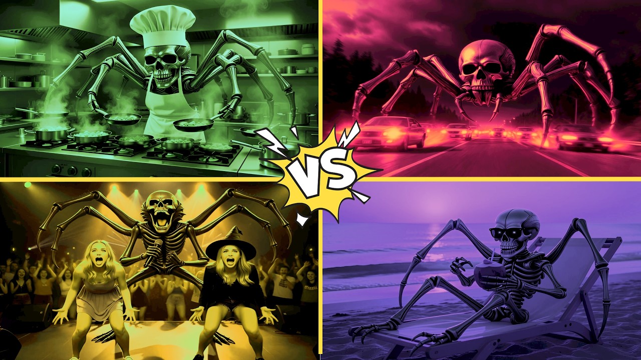 Monster Battle x4! Coffin Dance Song 17