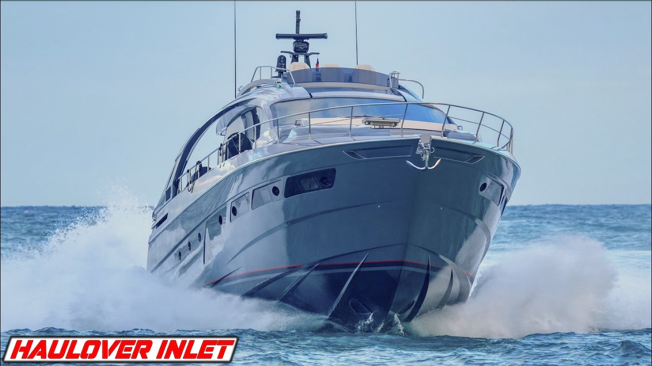 LUXURY YACHT VS HAULOVER INLET | Pershing X8 Proves It
