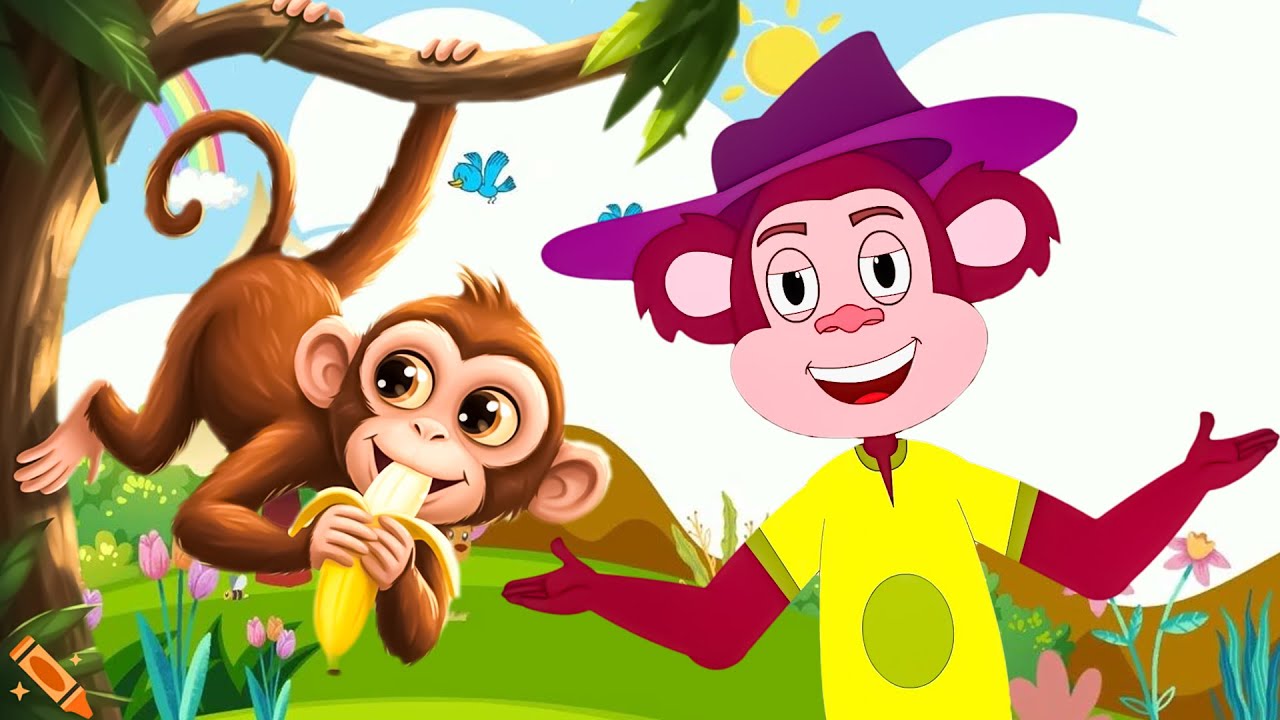 Bandar Mama Pahan Pajama -  बंदर मामा | Hindi Rhymes for Children | Rhymes For Kids | Kids Song's