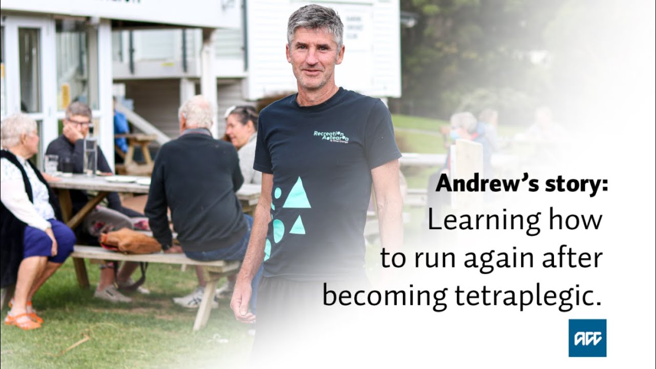 Andrew&rsquo;s story: Learning how to run after becoming a tetraplegic.