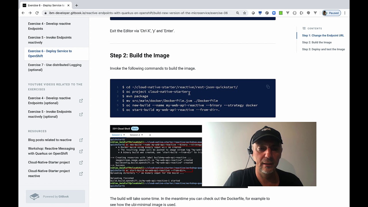 Deploy the Microservice to OpenShift (4/6)