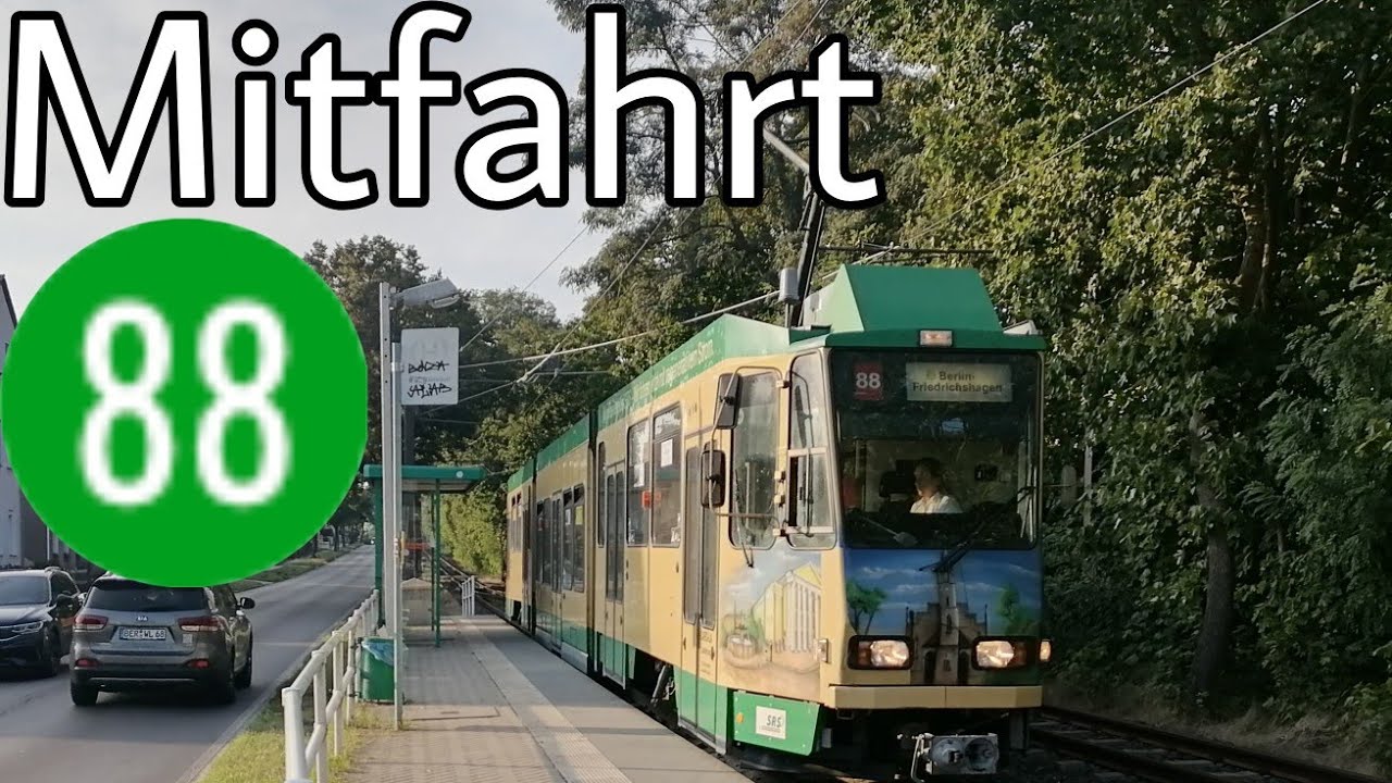 Straßenbahn Schöneiche-Rüdersdorf | Mitfahrt | KTNF6 | Linie 88 | Alt-Rüdersdorf - S Friedrichshagen