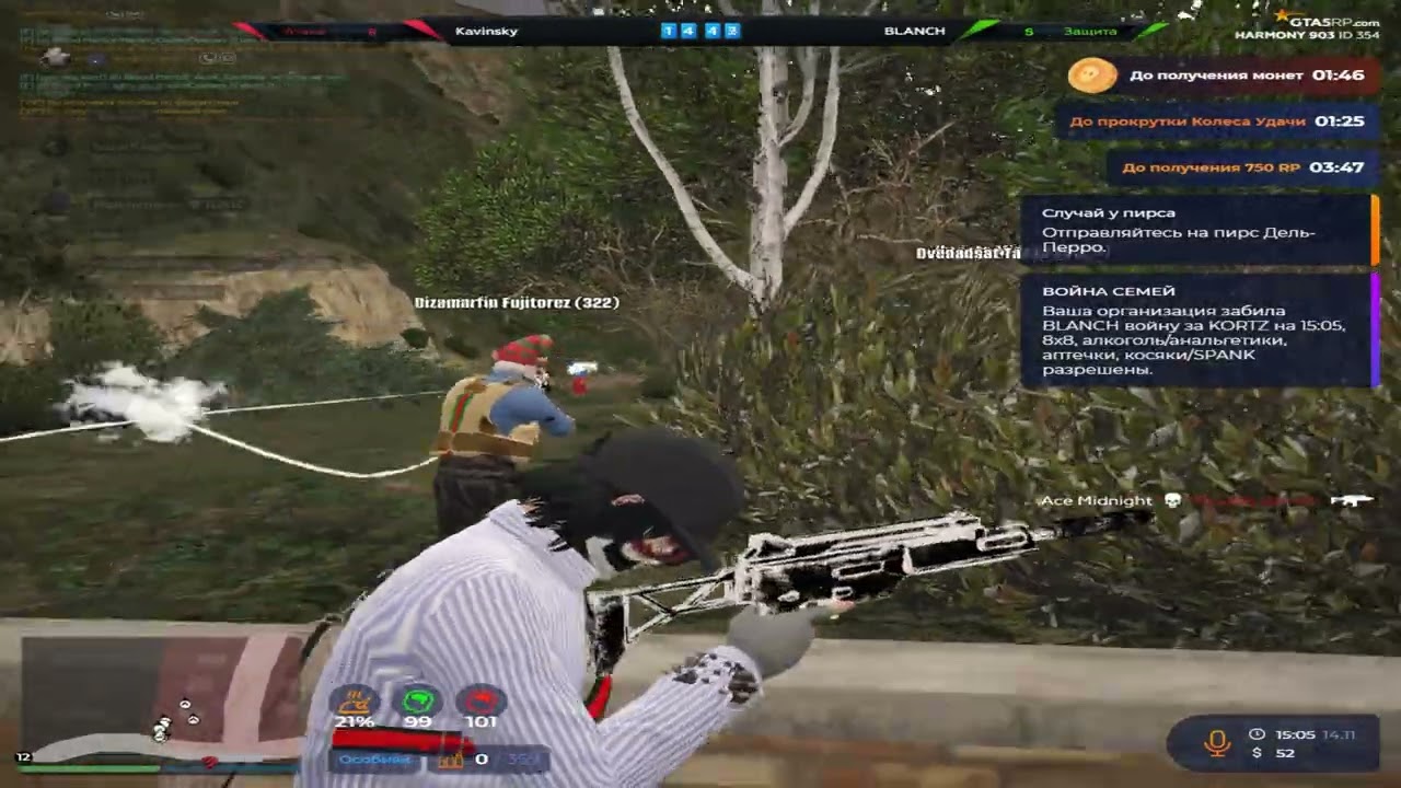 Зашли пострелять на HM @GTA5RP