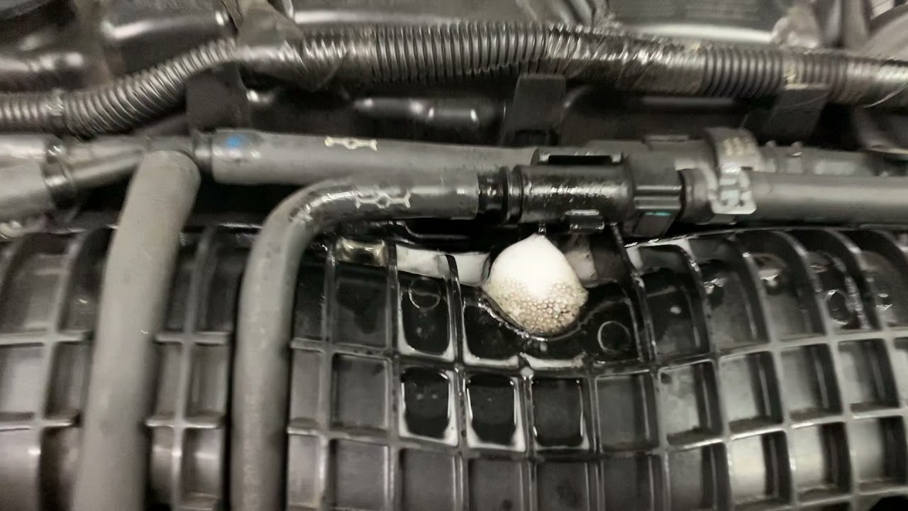Volvo S90 D4 intake manifold leakage, pęknięty kolektor ssący