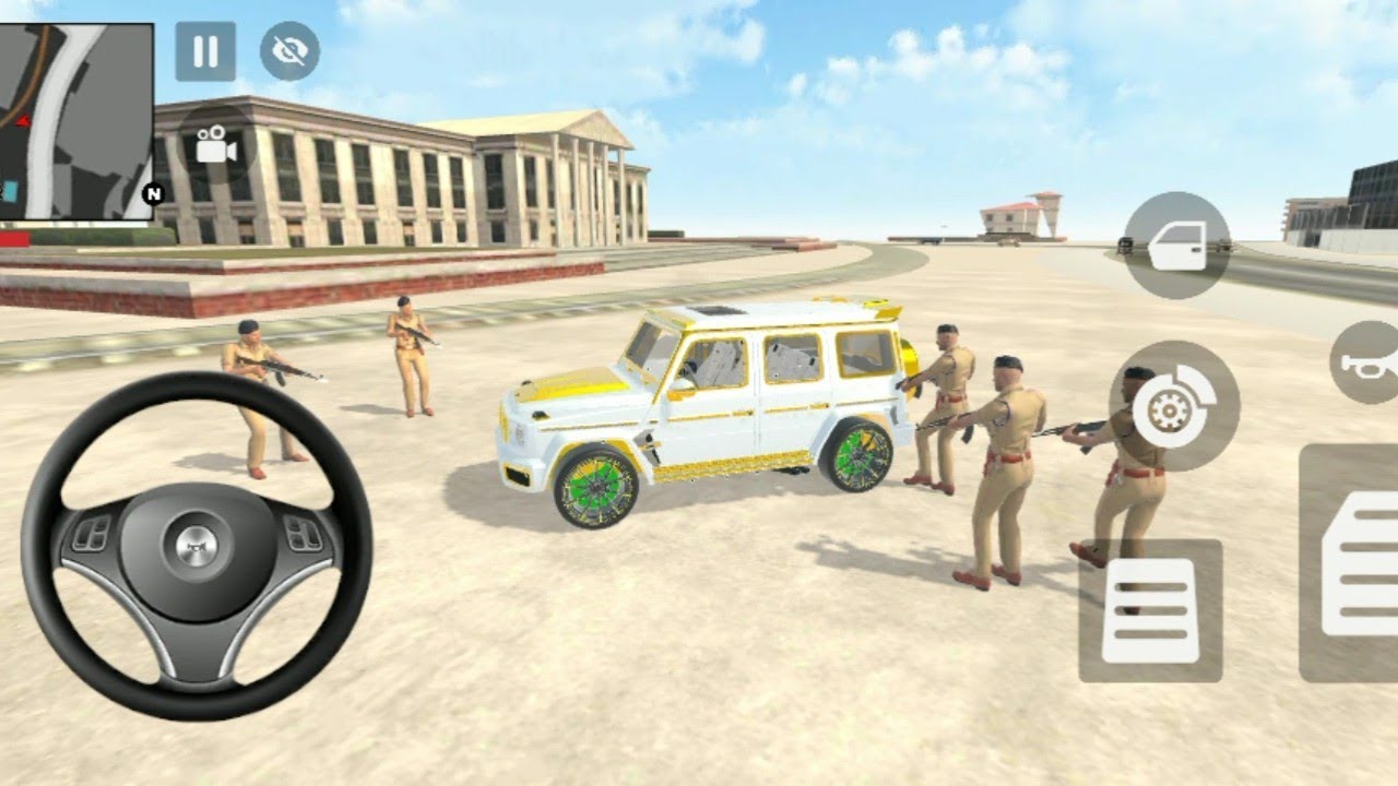 Ultimate Car Collection in Indian Theft Auto Simulator 🔥 || Police Attack On G-wagon 😭