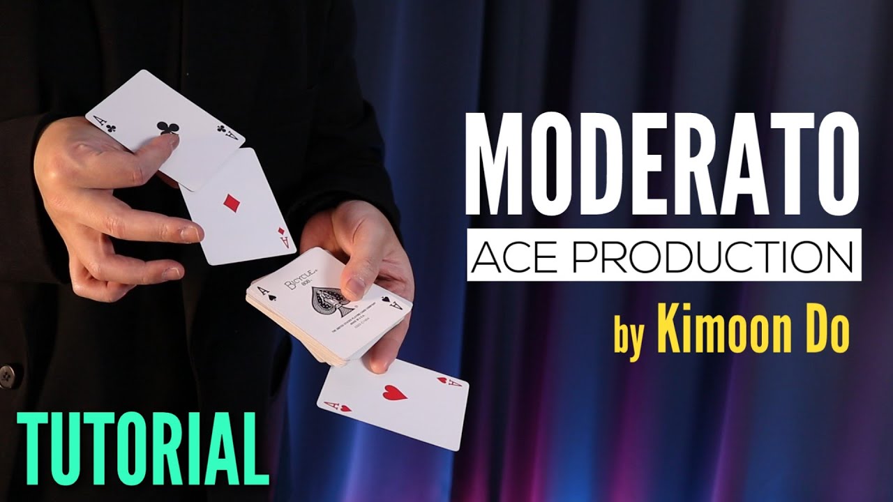 신기하고 화려하게 에이스를 뽑아보자! | Learn Magical Ace Production! | Moderato by Kimoon Do | 마술배우기 | 마술사 도기문