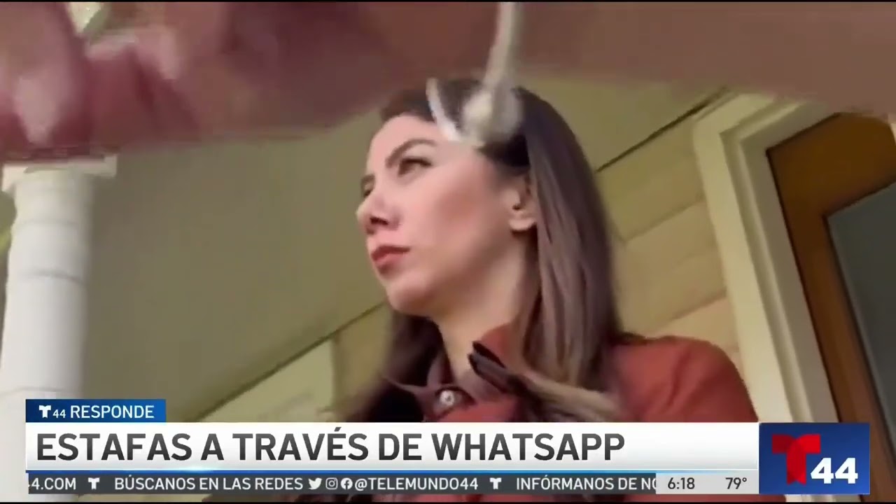 Estafadores amenazan a una familia por Whatsapp con información personal | Telemundo 44