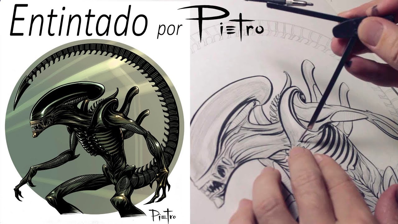 Entintado por Pietro - Delineado