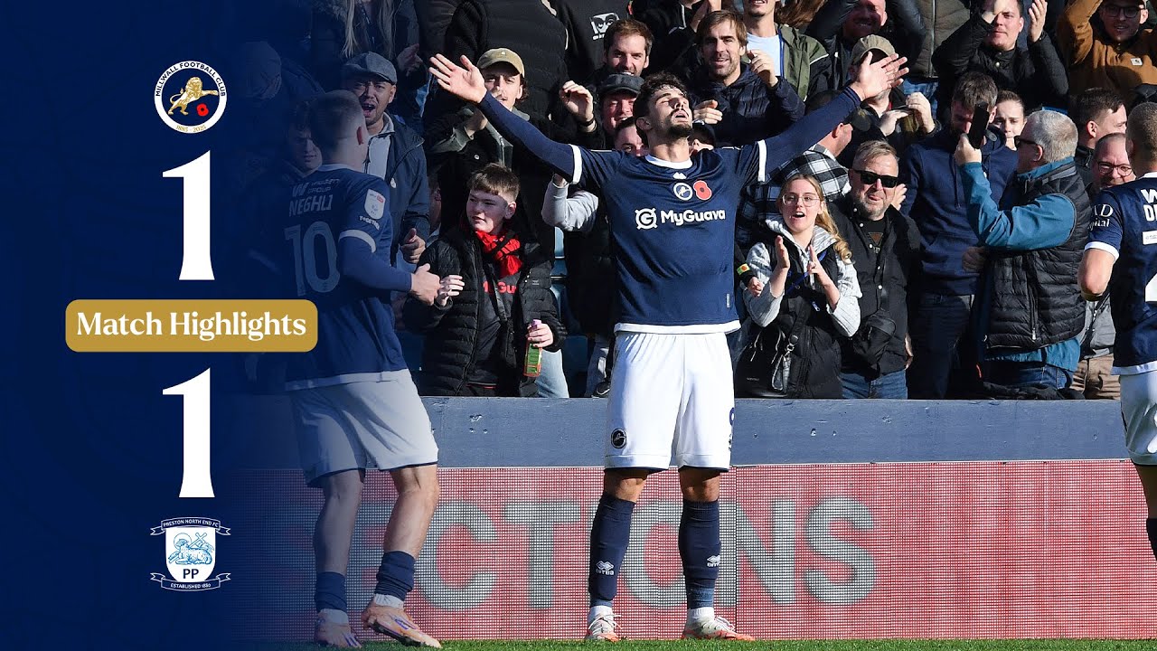 Miha pounces on mistake | Millwall 1-1 Preston North End | Highlights