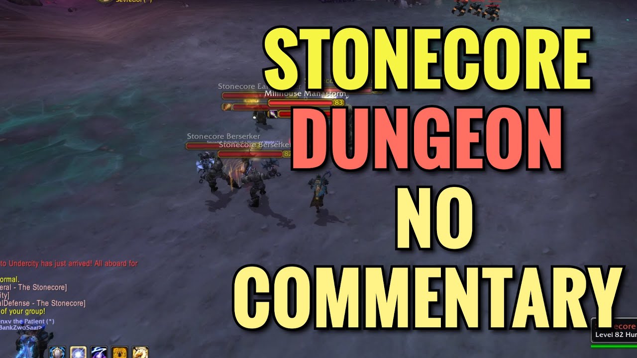 World Of Warcraft Gameplay - Stonecore FULL Dungeon
