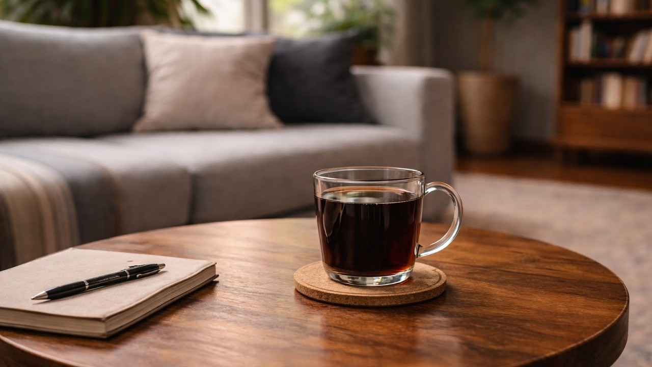 Quiet Coffee in the Living Room ☕ | Calm Home Vibes