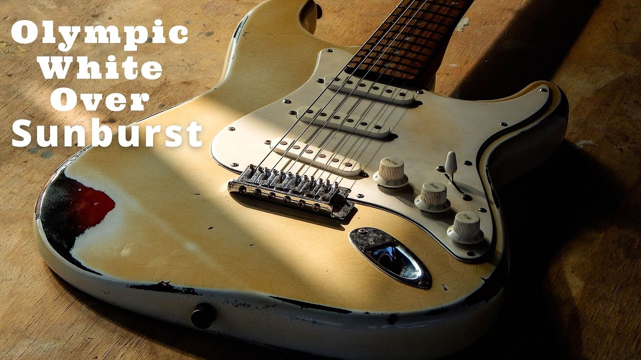 Relic Olympic White over Sunburst Nitrocelulose!