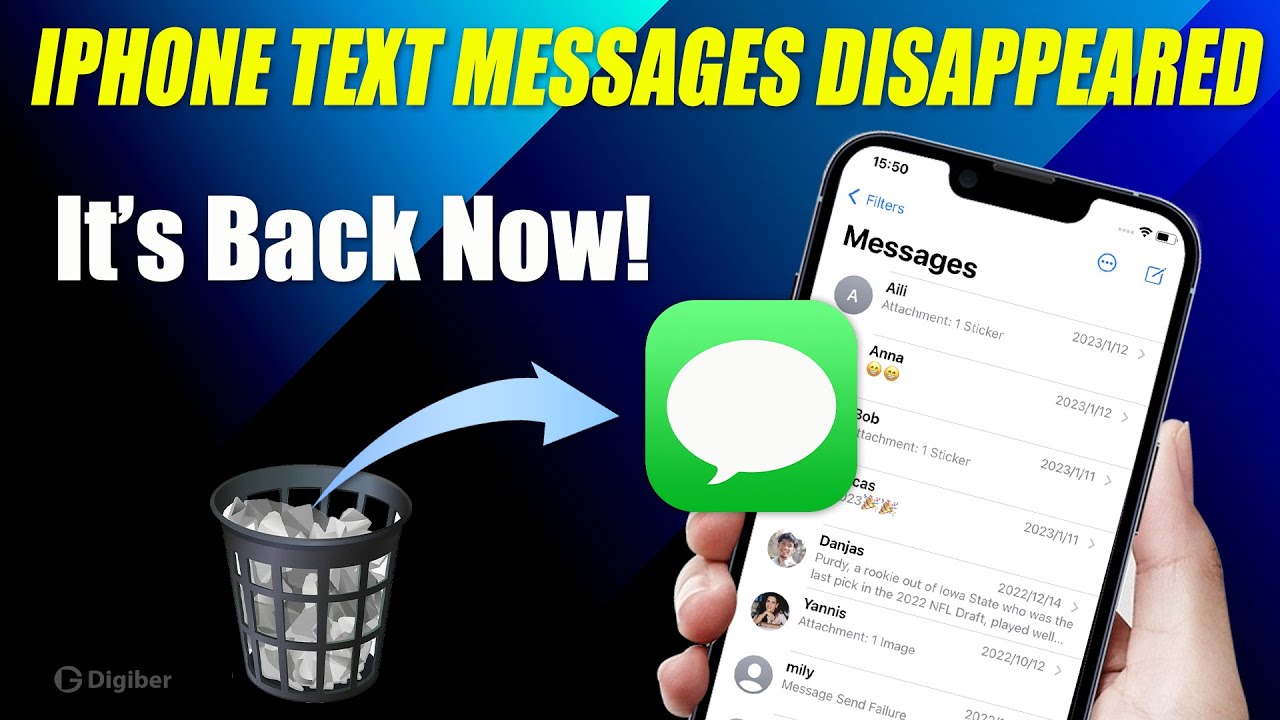 Real Fix for iPhone Messages Disappeared – SMS & iMessages Disappeared on iPhone| It’s Back Now!