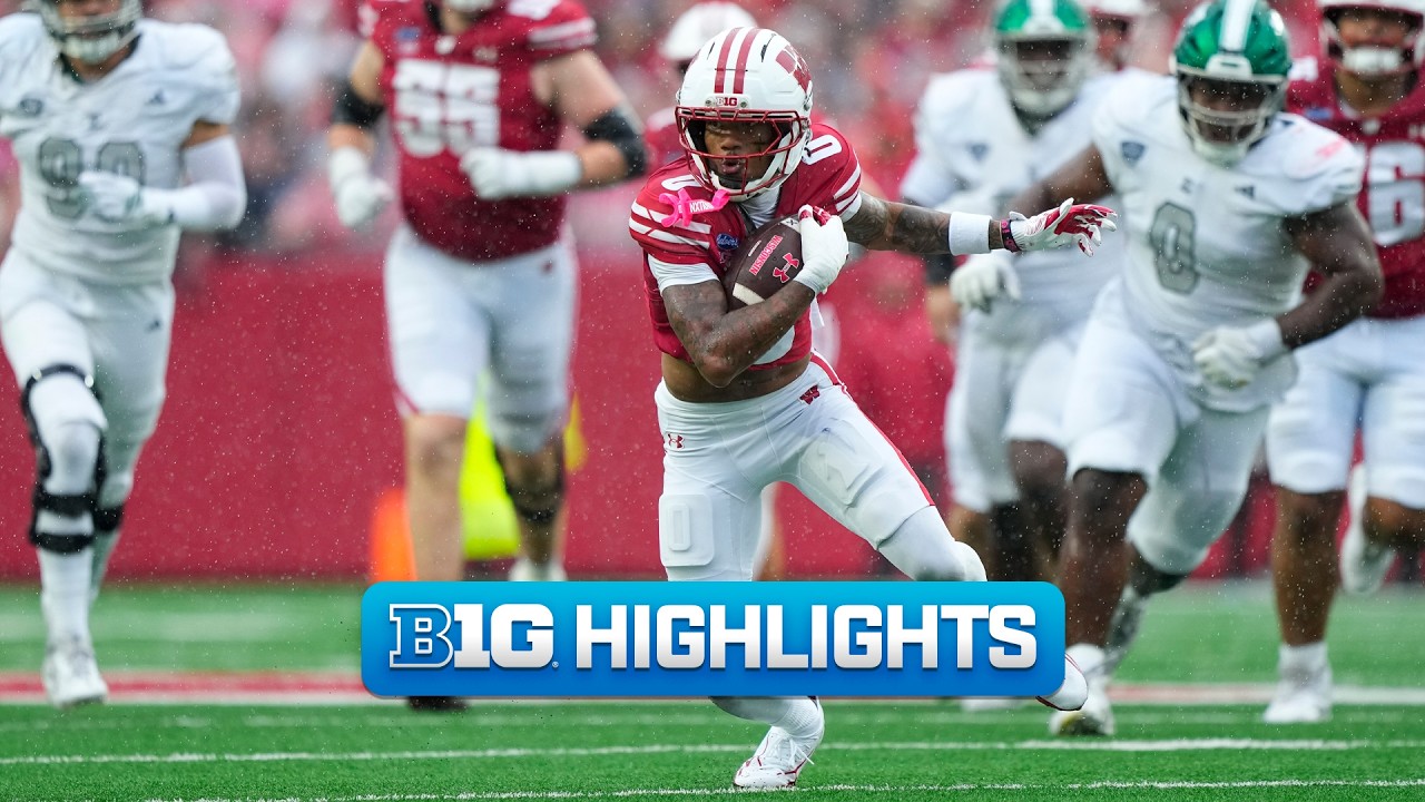 Eastern Michigan at Wisconsin | Highlights | Big Ten Football | 09/19/2026