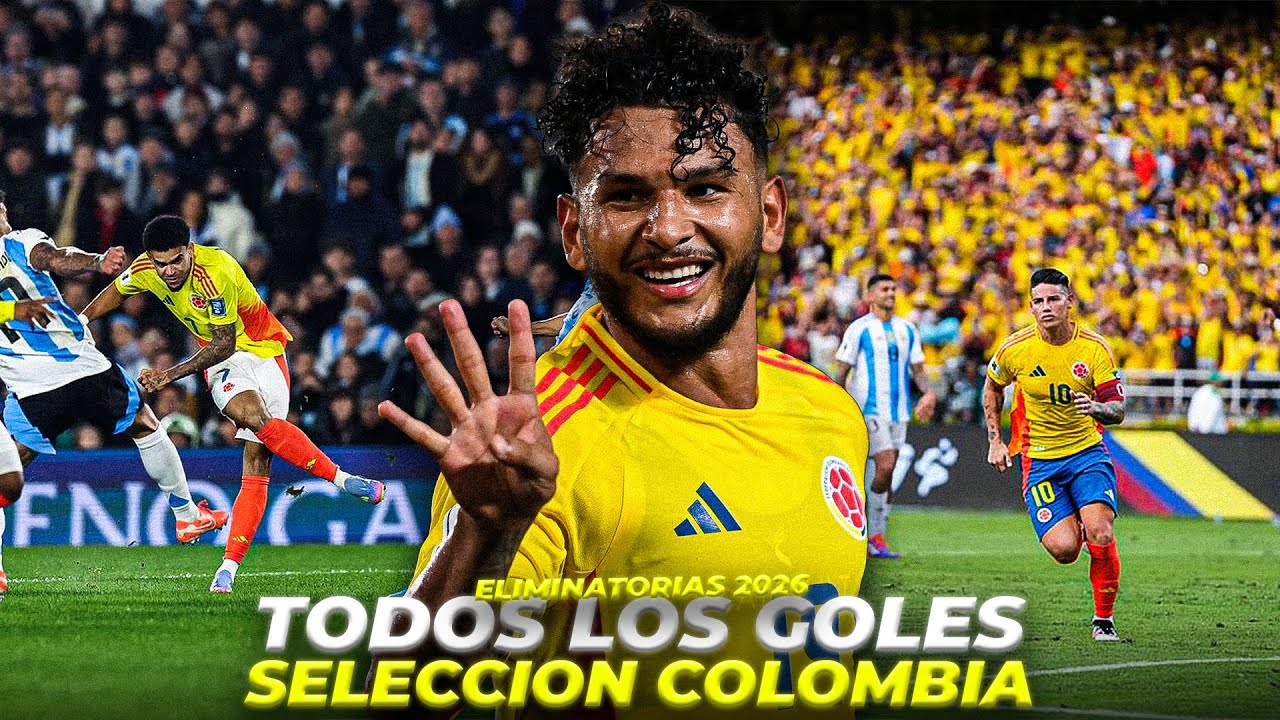 TODOS LOS GOLES DE LA SELECCION COLOMBIA EN LAS ELIMINATORIAS AL MUNDIAL 2026