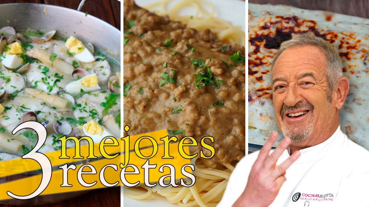 LAS 3 MEJORES RECETAS DE KARLOS ARGUIÑANO