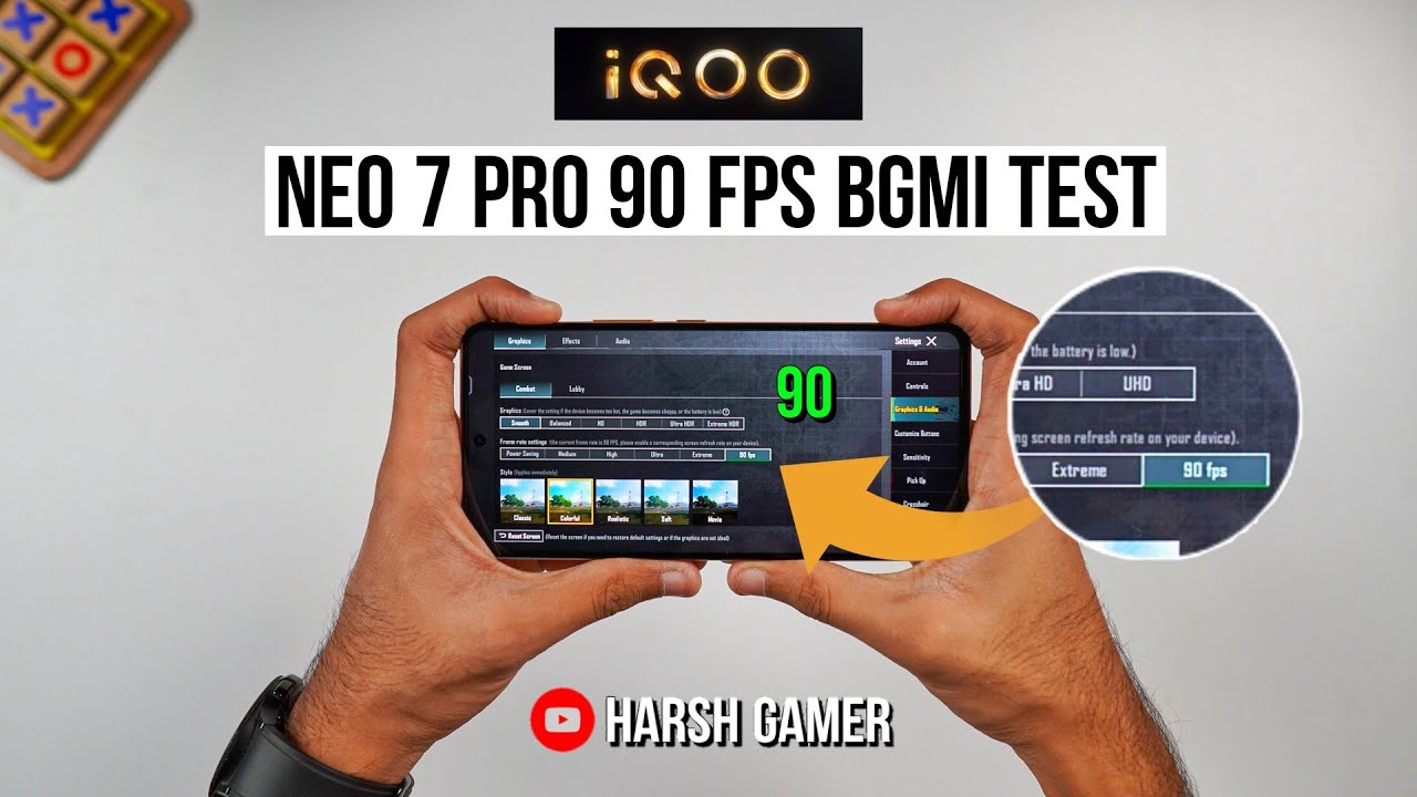 iQOO Neo 7 Pro 90 FPS Pubg Test, Heating and Battery Test | Best Phone Under ₹35,000? 🤔