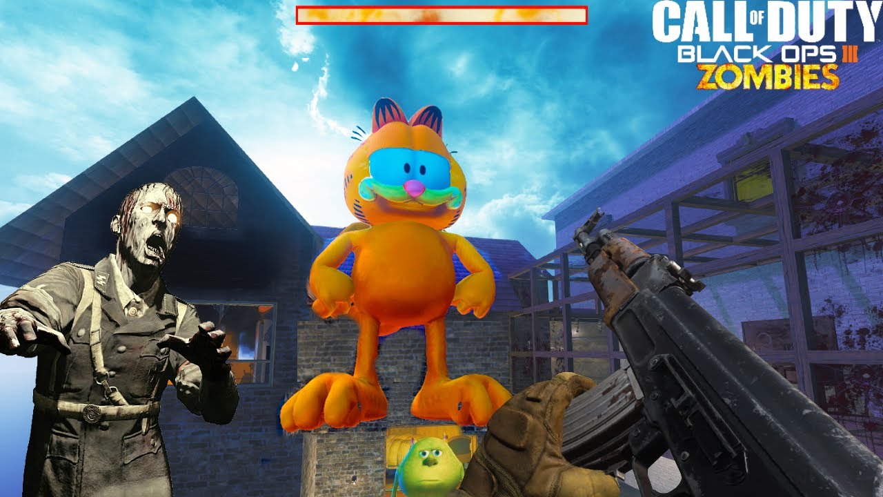 EL MAPA DE LOS MEMES CUSTOM ZOMBIES BATALLA FINAL CONTRA GARFIELD | BLACK OPS 3 ZOMBIES
