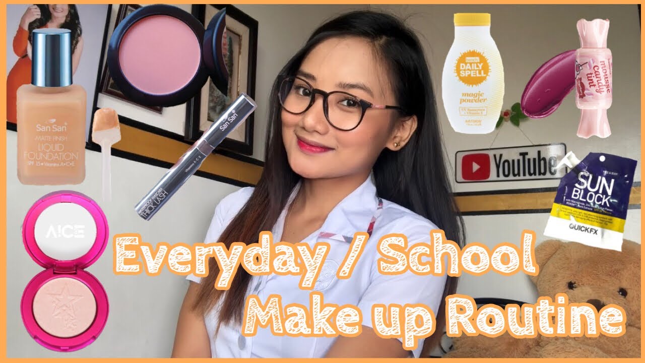 SCHOOL / EVERYDAY MAKE UP -All Below 165 pesos! - MAKE UP GALING SA BAON | Izza Tagalicud