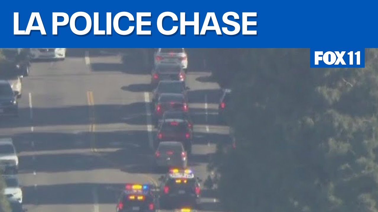 Half-hour LA police chase during rush hour