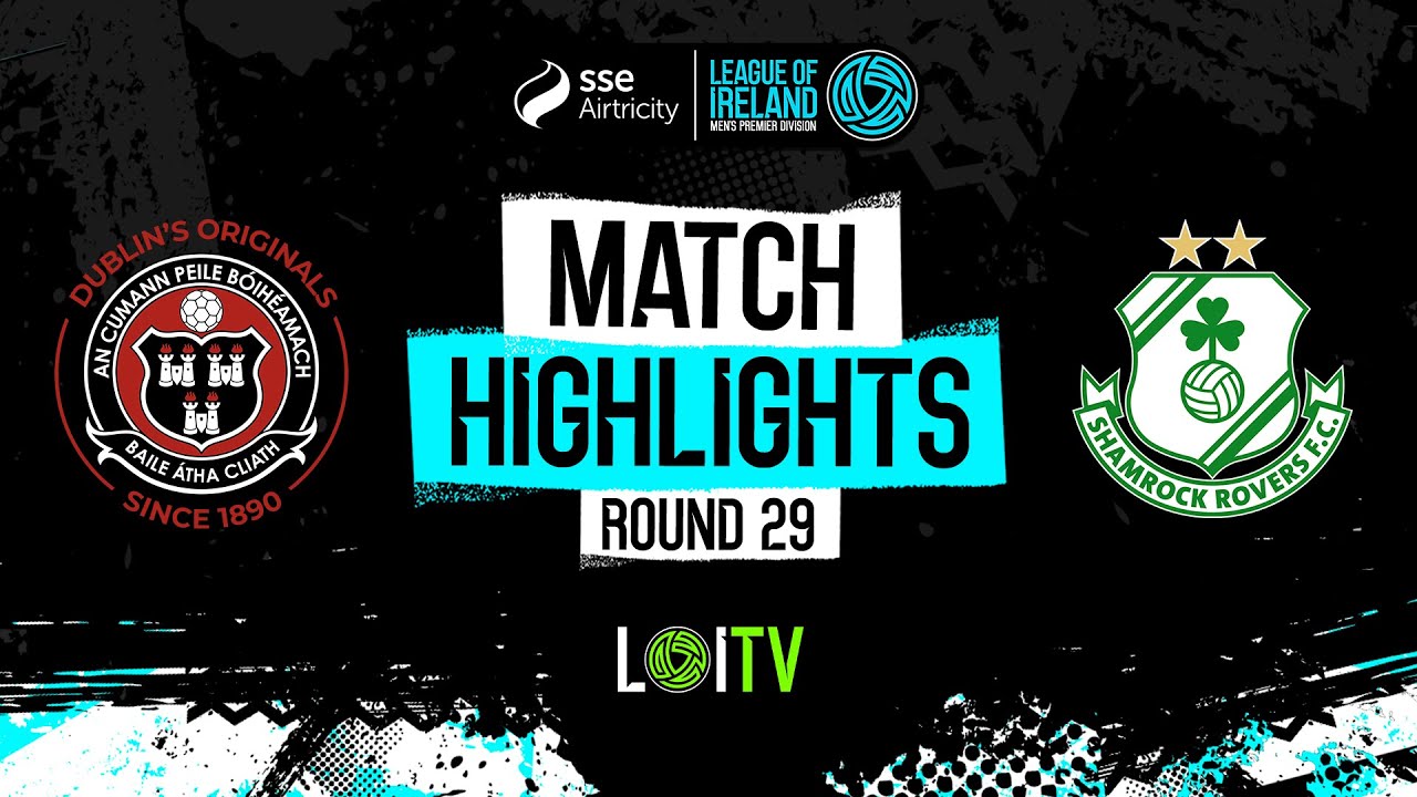 SSE Airtricity Men's Premier Division Round 29 | Bohemians 2-1 Shamrock Rovers | Highlights