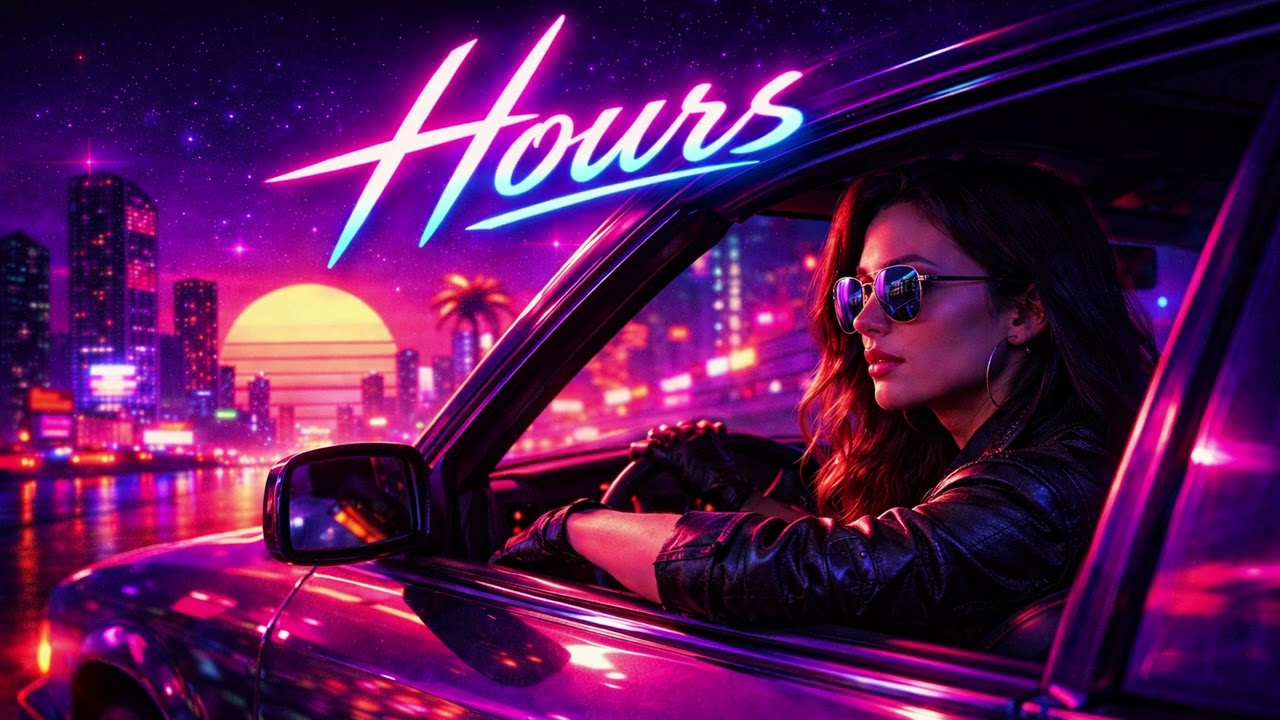 🎵 Полная версия песни | Hours | Synthwave Retro 80s Night Drive 🌃
