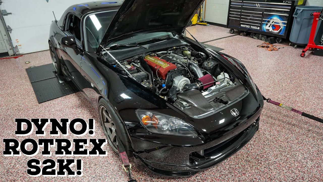 Supercharged s2000 hits the Dyno! Kraftwerks/ Rotrex
