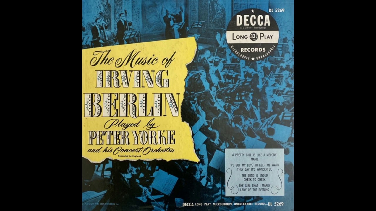 THEY SAY IT'S WONDERFUL - Irving Berlin - Peter Yorke and his Concert Orchestra