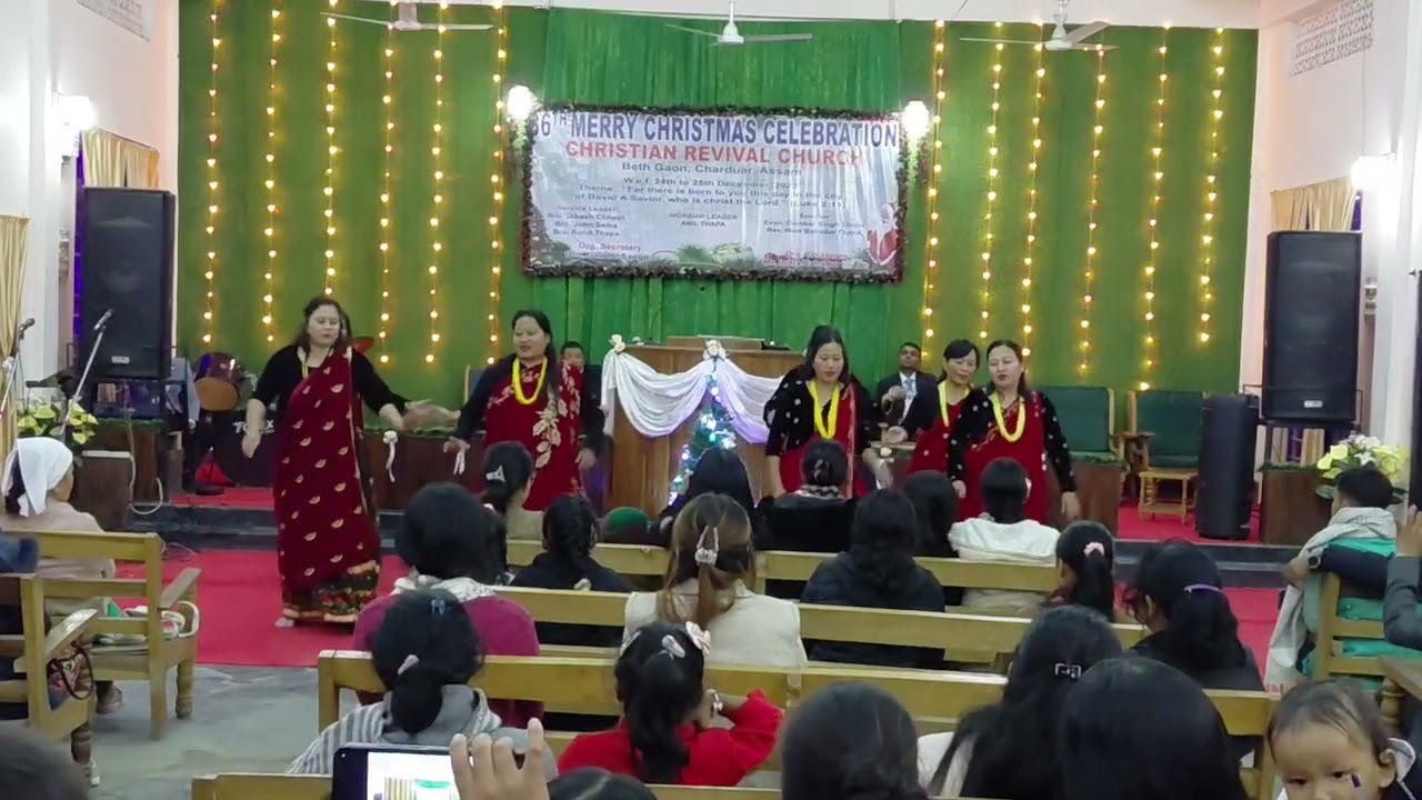 Tori phulyo Nepali christian christmas dance by women department ✝️🌷💓