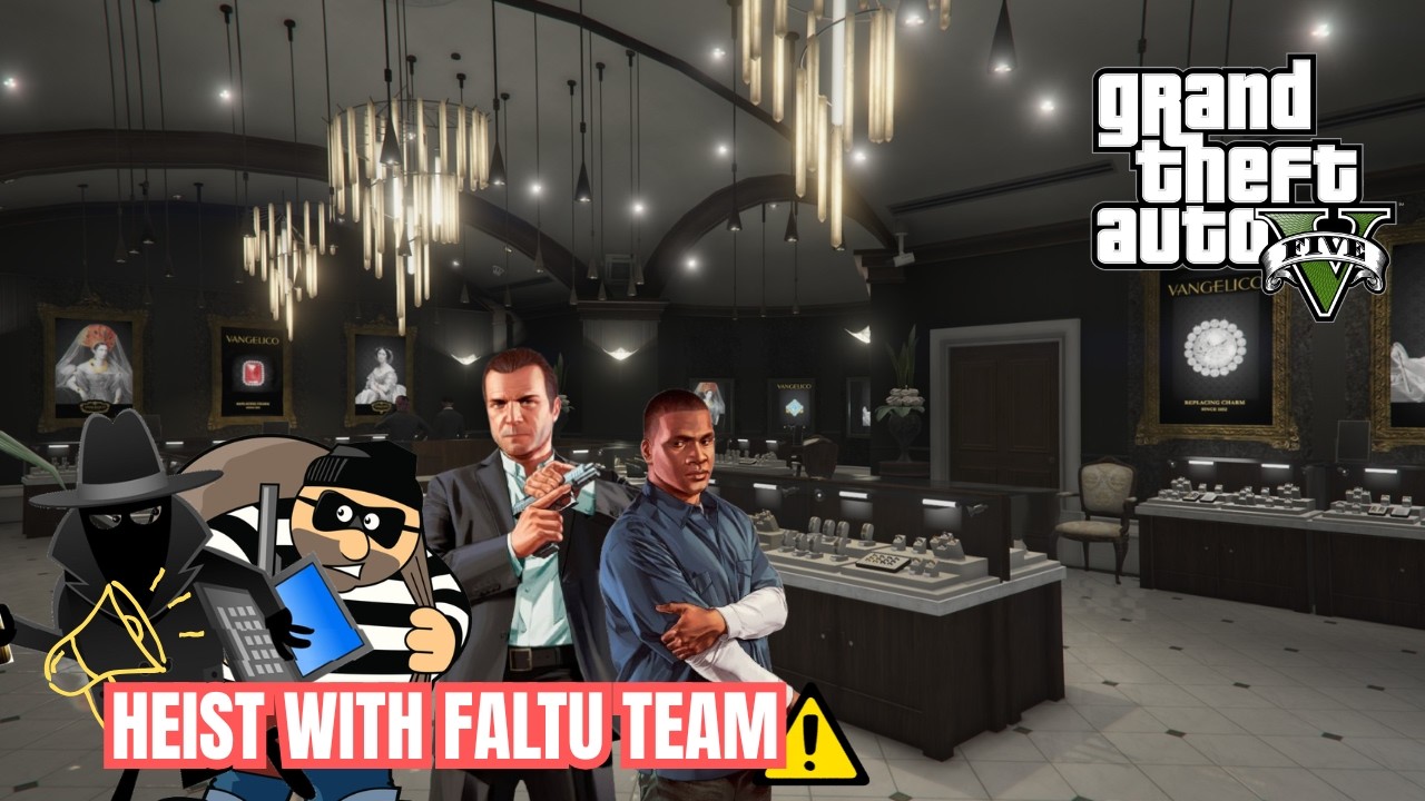 Budget Team = Budget Skills 💀 Jewelry Heist Disaster | GTA 5