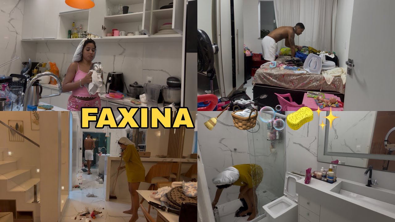 FAXINA COM JÚLIO&ERIKA ❤️‍🔥