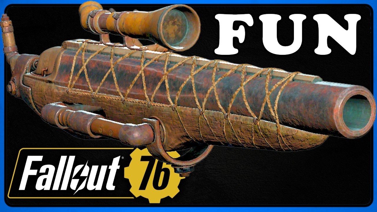 Cursed Harpoon Gun Min-Maxed for Pure Chaos & Fun - Fallout 76