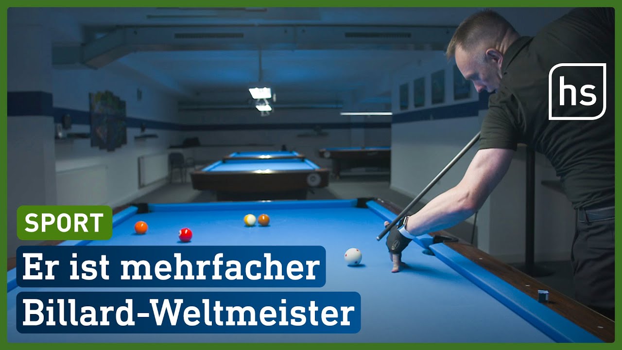 Thorsten Hohmann aus Fulda ist mehrfacher Billard-Weltmeister | hessenschau