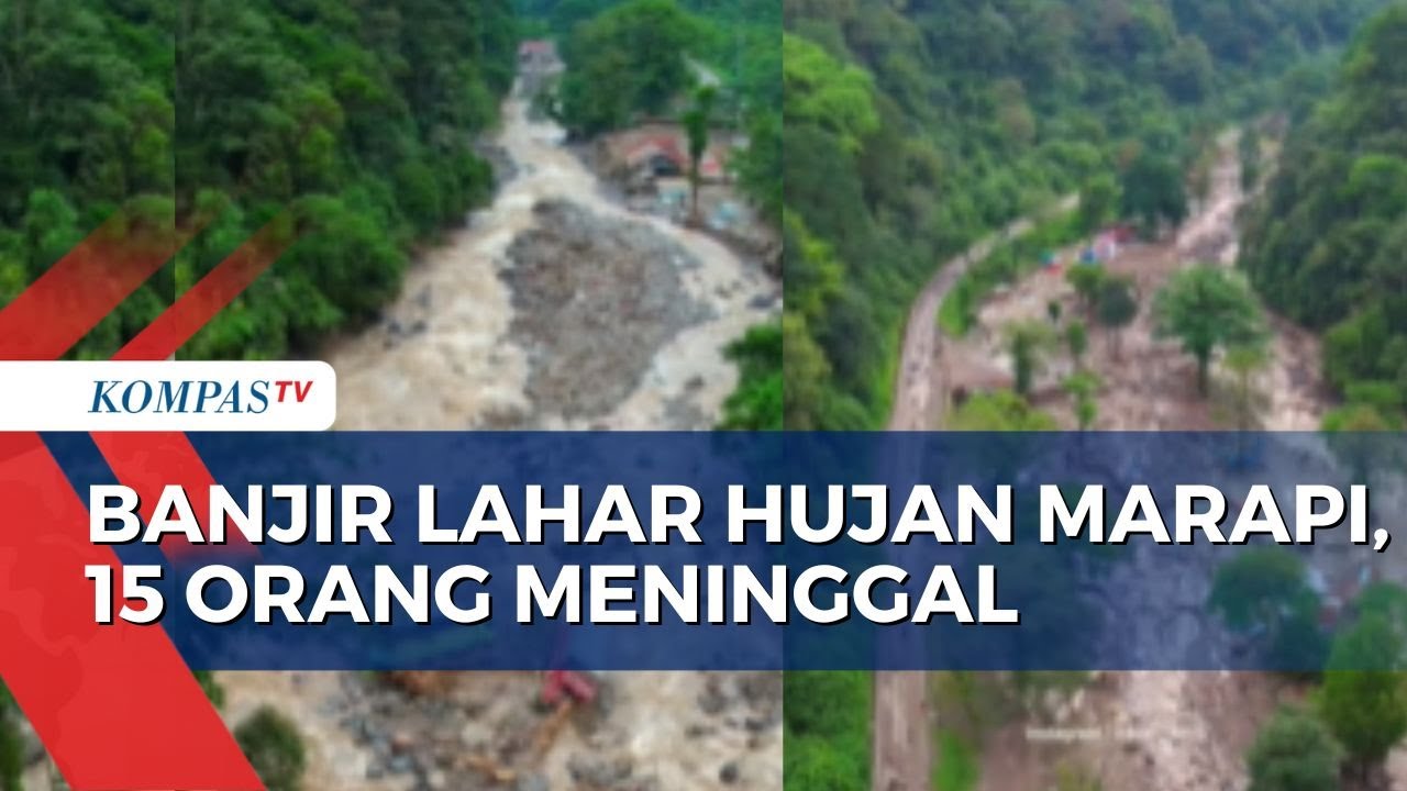 Diterjang Banjir Lahar Hujan Gunung Marapi, Akses Padang-Bukittinggi Putus Total