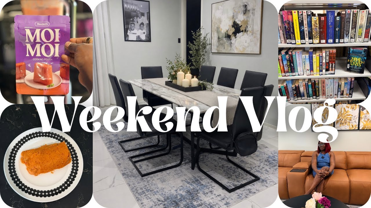 Cozy Weekend Vlog | Home Upgrade, Kids Chore System, Library Visit & Easy Moi-Moi Recipe