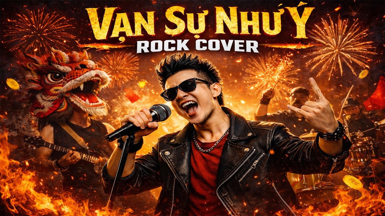 🎸 VẠN SỰ NHƯ Ý – ROCK COVER | TẾT RỰC LỬA, QUẨY HẾT MÌNH 🔥🧧