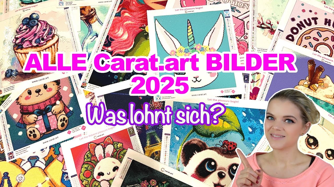 WENN WEG, DANN WEG! FERTIGE Carat.art Bilder 2025 😍👌🏼 +RABATTCODE
