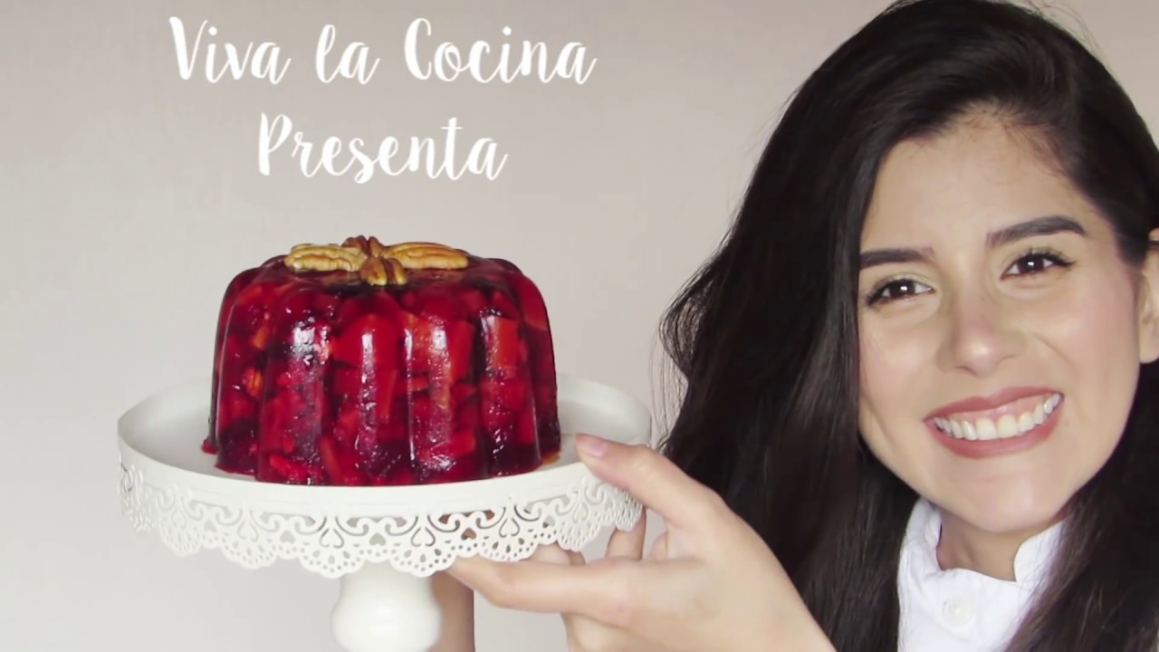 Gelatina de Vino Tinto: Receta Navideña