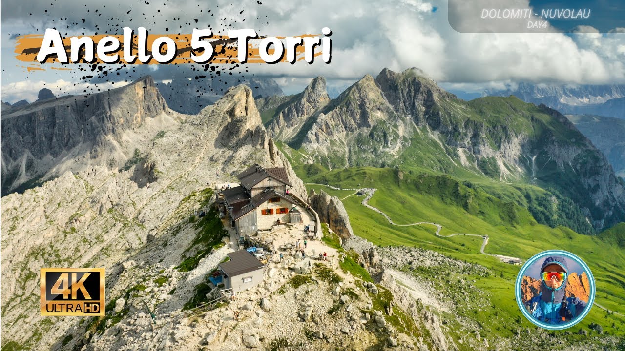 ⛰️GIRO delle CINQUE TORRI dal PASSO GIAU: Trekking facile ad anello ❤️ DOLOMITI