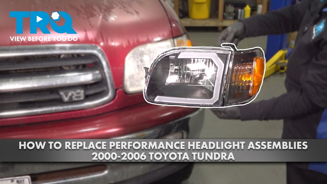 Как заменить фары в сборе на Toyota Tundra 2000-2006 гг.