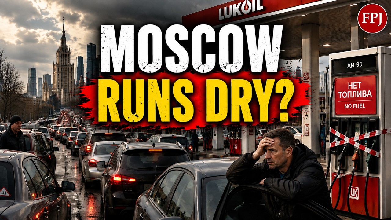 Moscow Fuel Crisis: Long Gas Station Queues as Ukrainian Drone Strikes Hit Russian Refineries