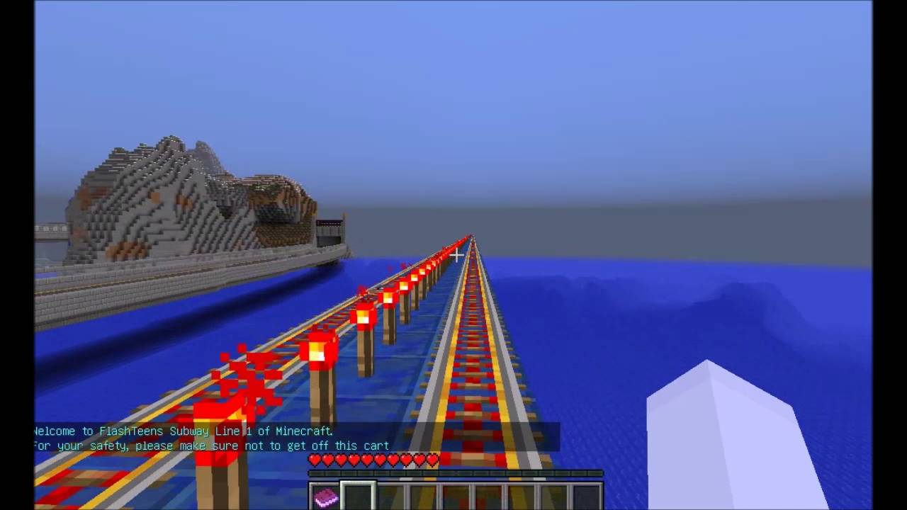 [Minecraft] Subway Line 1 Tour (Eastbound) | Republic of FlashTeens Map
